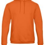 B&C WUI24 Unisex ID.203 50/50 Hooded Sweatshirt - Pumpkin Orange | Custom Printed and Embroidered