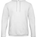 B&C WUI24 Unisex ID.203 50/50 Hooded Sweatshirt - White | Custom Printed and Embroidered