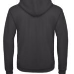 B&C WUI25 Unisex ID.205 50/50 Hooded Full Zip Sweat - Anthracite | Custom Printed and Embroidered