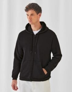 B&C WUI25 Unisex ID.205 50/50 Hooded Full Zip Sweat