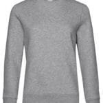 B&C WW01Q QUEEN Crew Neck_° - Heather Grey | Custom Printed and Embroidered