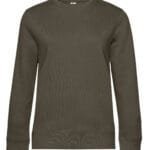 B&C WW01Q QUEEN Crew Neck_° - Khaki | Custom Printed and Embroidered