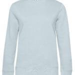 B&C WW01Q QUEEN Crew Neck_° - Pure Sky | Custom Printed and Embroidered