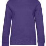 B&C WW01Q QUEEN Crew Neck_° - Radiant Purple | Custom Printed and Embroidered