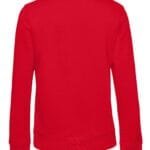 B&C WW01Q QUEEN Crew Neck_° - Red | Custom Printed and Embroidered