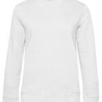 B&C WW01Q QUEEN Crew Neck_° - White | Custom Printed and Embroidered