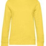 B&C WW01Q QUEEN Crew Neck_° - Yellow Fizz | Custom Printed and Embroidered