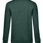 B&C WW02W Women's #Set In Sweatshirt - Heather Dark Green | Custom Printed and Embroidered