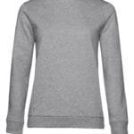 B&C WW02W Women's #Set In Sweatshirt - Heather Grey | Custom Printed and Embroidered