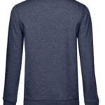 B&C WW02W Women's #Set In Sweatshirt - Heather Navy | Custom Printed and Embroidered