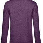 B&C WW02W Women's #Set In Sweatshirt - Heather Purple | Custom Printed and Embroidered