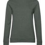 B&C WW02W Women's #Set In Sweatshirt - Mellennial Khaki | Custom Printed and Embroidered