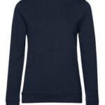B&C WW02W Women's #Set In Sweatshirt - Navy Blue | Custom Printed and Embroidered