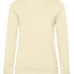 B&C WW02W Women's #Set In Sweatshirt - Pale Yellow | Custom Printed and Embroidered