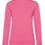 B&C WW02W Women's #Set In Sweatshirt - Pink Fizz | Custom Printed and Embroidered