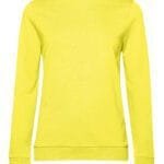 B&C WW02W Women's #Set In Sweatshirt - Solar Yellow | Custom Printed and Embroidered