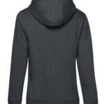 B&C WW03Q QUEEN Zipped Hood_° - Asphalt | Custom Printed and Embroidered