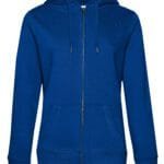 B&C WW03Q QUEEN Zipped Hood_° - Royal Blue | Custom Printed and Embroidered
