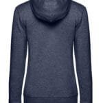 B&C WW04W Women's #Hooded Sweat - Heather Navy | Custom Printed and Embroidered