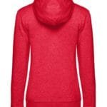 B&C WW04W Women's #Hooded Sweat - Heather Red | Custom Printed and Embroidered