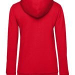 B&C WW04W Women's #Hooded Sweat - Red | Custom Printed and Embroidered