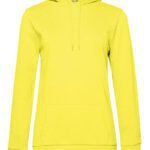 B&C WW04W Women's #Hooded Sweat - Solar Yellow | Custom Printed and Embroidered