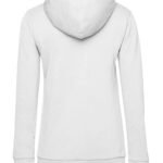 B&C WW04W Women's #Hooded Sweat - White | Custom Printed and Embroidered
