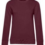 B&C WW32B Inspire Crew Neck/ Women_° - Burgundy | Custom Printed and Embroidered