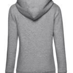 B&C WW34B Inspire Hooded/ Women_° - Heather Grey | Custom Printed and Embroidered