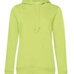 B&C WW34B Inspire Hooded/ Women_° - Lime | Custom Printed and Embroidered