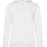 B&C WW34B Inspire Hooded/ Women_° - White | Custom Printed and Embroidered
