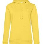 B&C WW34B Inspire Hooded/ Women_° - Yellow Fizz | Custom Printed and Embroidered