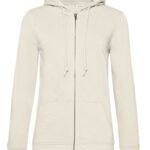 B&C WW36B Inspire Zipped Hood/ Women_° - Off White | Custom Printed and Embroidered