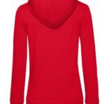 B&C WW36B Inspire Zipped Hood/ Women_° - Red | Custom Printed and Embroidered