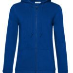 B&C WW36B Inspire Zipped Hood/ Women_° - Royal Blue | Custom Printed and Embroidered