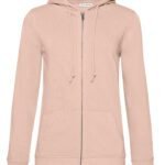B&C WW36B Inspire Zipped Hood/ Women_° - Soft Rose | Custom Printed and Embroidered
