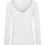 B&C WW36B Inspire Zipped Hood/ Women_° - White | Custom Printed and Embroidered