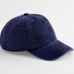 Beechfield B105 Denim Cap - Indigo | Custom Printed and Embroidered