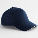 Beechfield B155R Accelerate Cap - Navy/White | Custom Printed and Embroidered