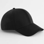 Beechfield B165 Club Cap - Gunmetal Grey/Black | Custom Printed and Embroidered