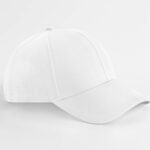Beechfield B165 Club Cap - White | Custom Printed and Embroidered