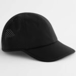 Beechfield B183 Technical Training Cap - Black | Custom Printed and Embroidered
