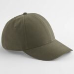 Beechfield B191R Water Resistant Lifestyle Cap - Olive Green | Custom Printed and Embroidered