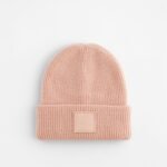 Beechfield B336B Kids Cuff Tonal Patch Beanie - Peach | Custom Printed and Embroidered