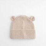 Beechfield B340A Organic Baby Bear Beanie - Almond | Custom Printed and Embroidered
