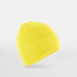 Beechfield B381B Kids Fashion Beanie - Lemon | Custom Printed and Embroidered