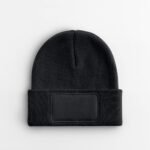 Beechfield B445B Kids Original Patch Beanie - Black | Custom Printed and Embroidered