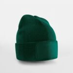 Beechfield B445B Kids Original Patch Beanie - Bottle Green | Custom Printed and Embroidered