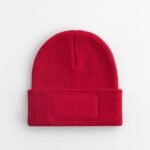 Beechfield B445B Kids Original Patch Beanie - Classic Red | Custom Printed and Embroidered