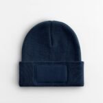 Beechfield B445B Kids Original Patch Beanie - French Navy | Custom Printed and Embroidered